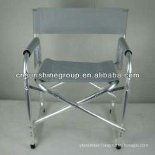 Outdoor camping aluminum folding director chair